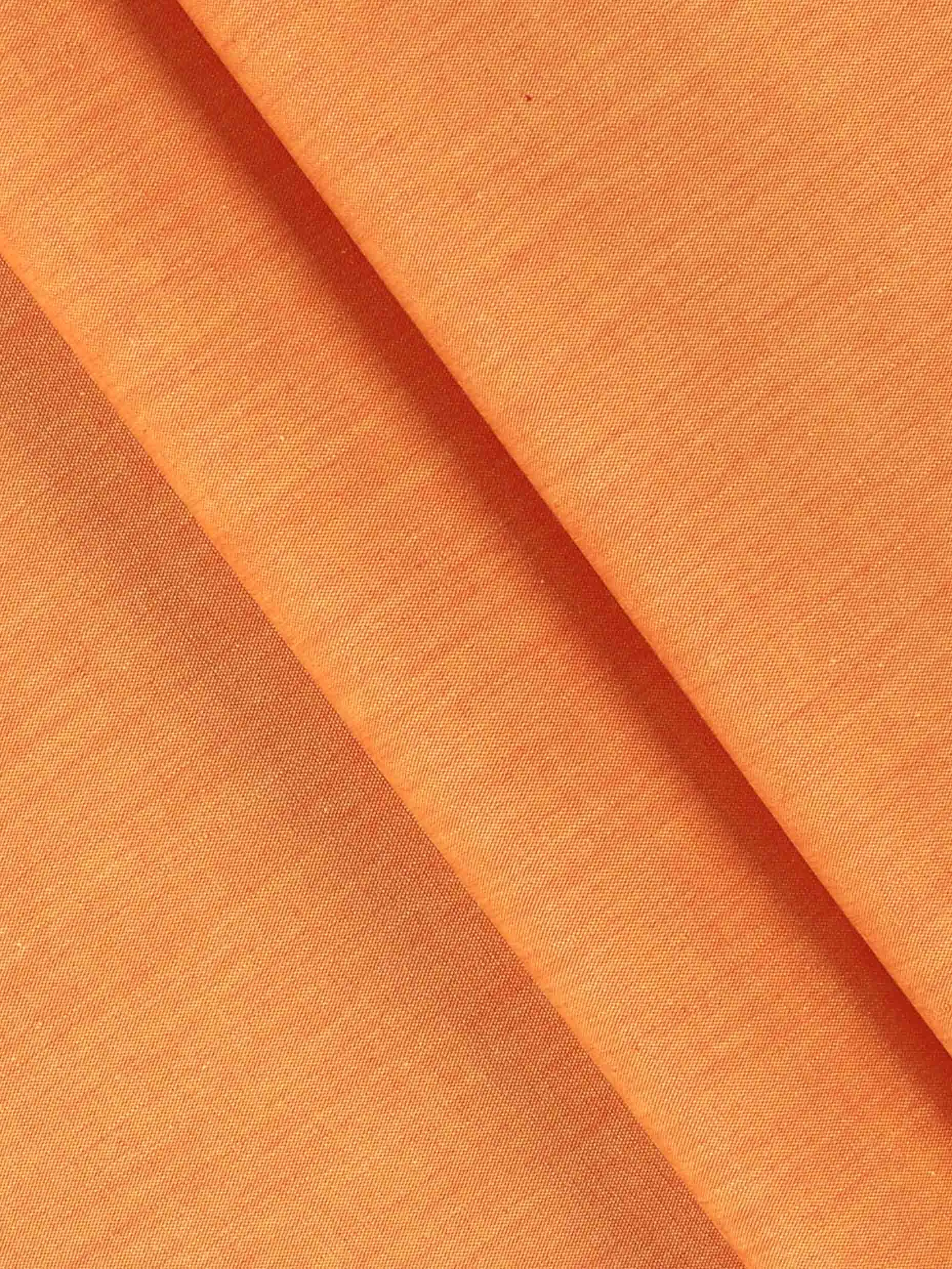 100%Cotton Solid Orange Shirting Fabric _BMW