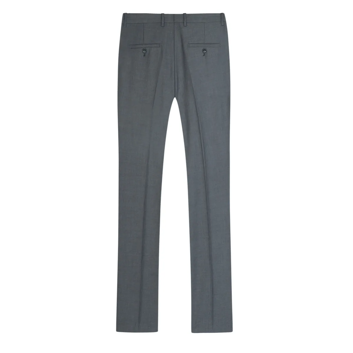 2-Piece Slim Fit Simple Designed Grey Suit