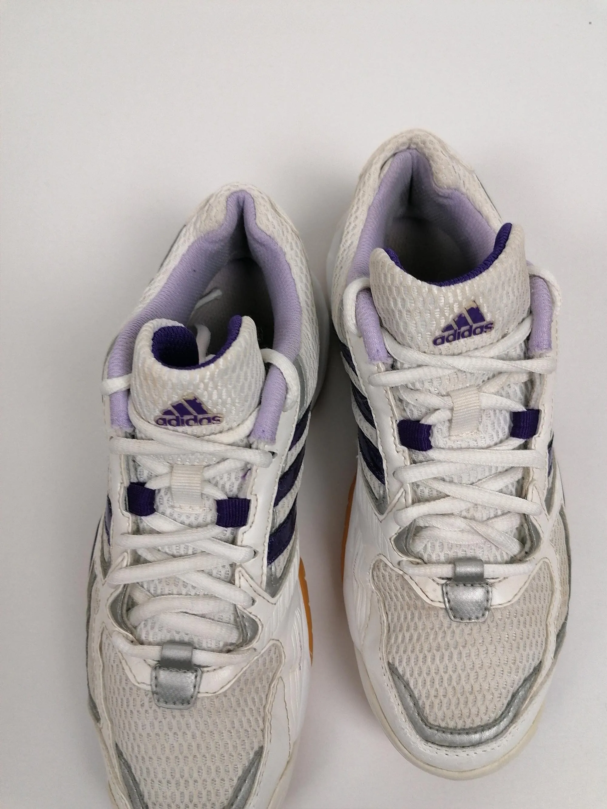 2011 ADIDAS Adituff Sneakers White Silver Purple - size UK 5/ EU 38/ 23.5 cm