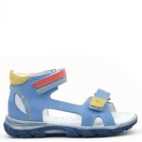 (2639-5) Emel blue velcro sandals