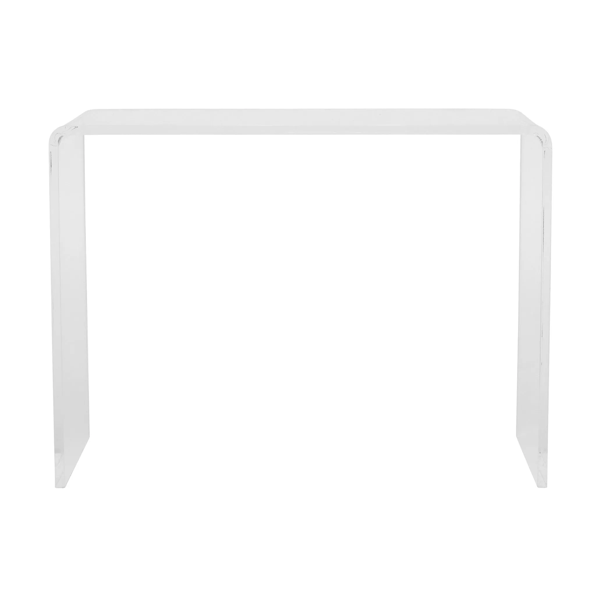 40 Clear Acrylic Sled Console Table