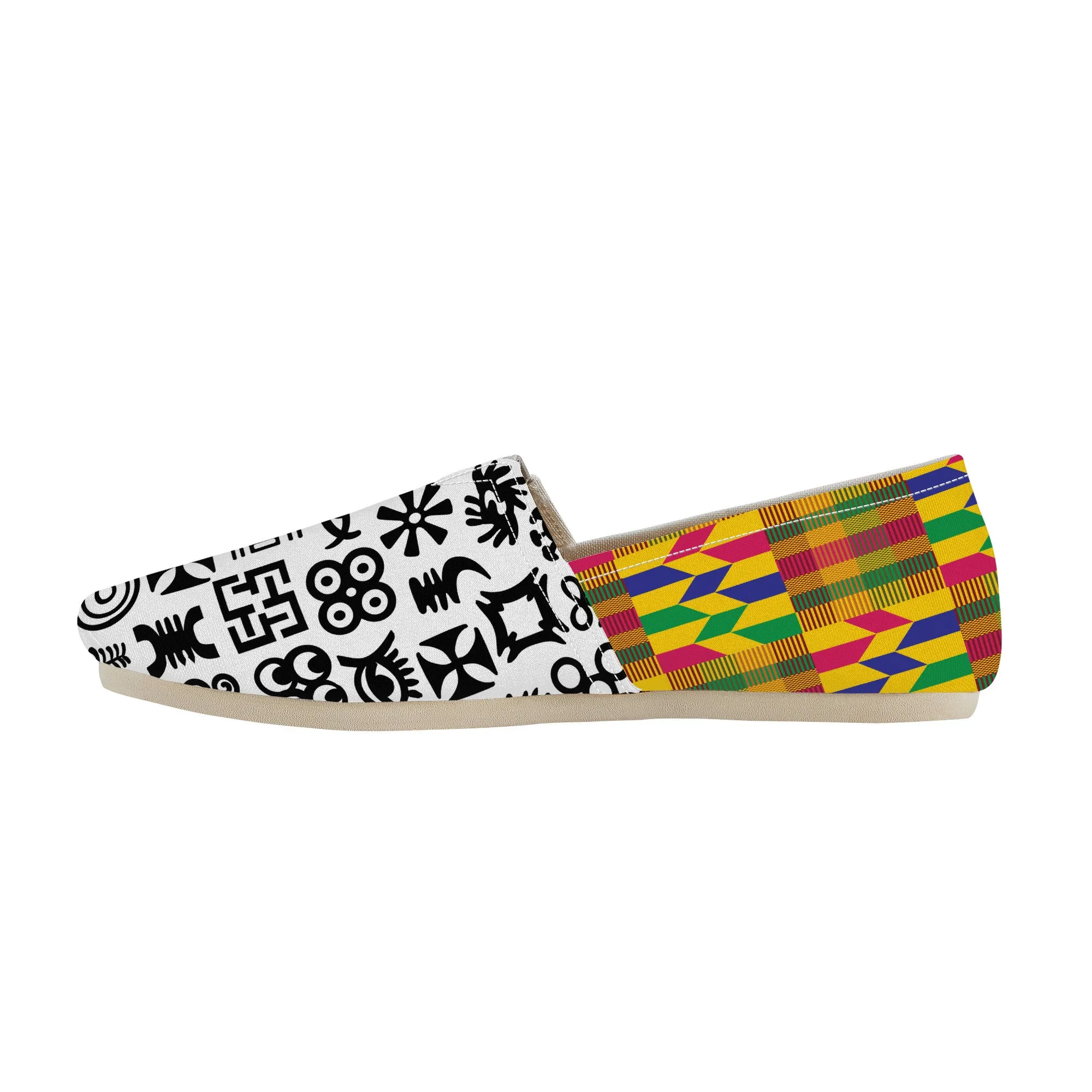 Adinkra Fra-Kente Slip-on Canvas