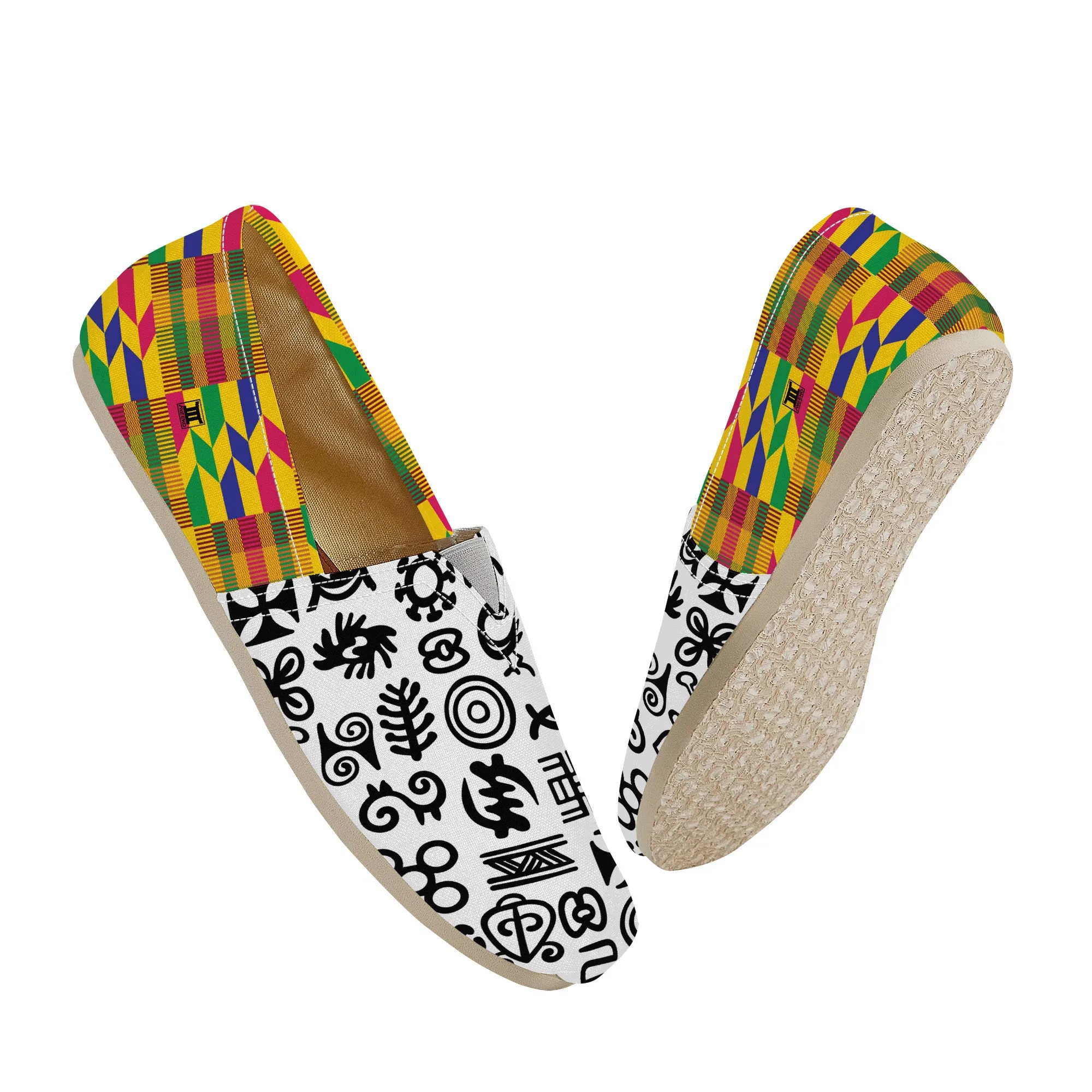 Adinkra Fra-Kente Slip-on Canvas