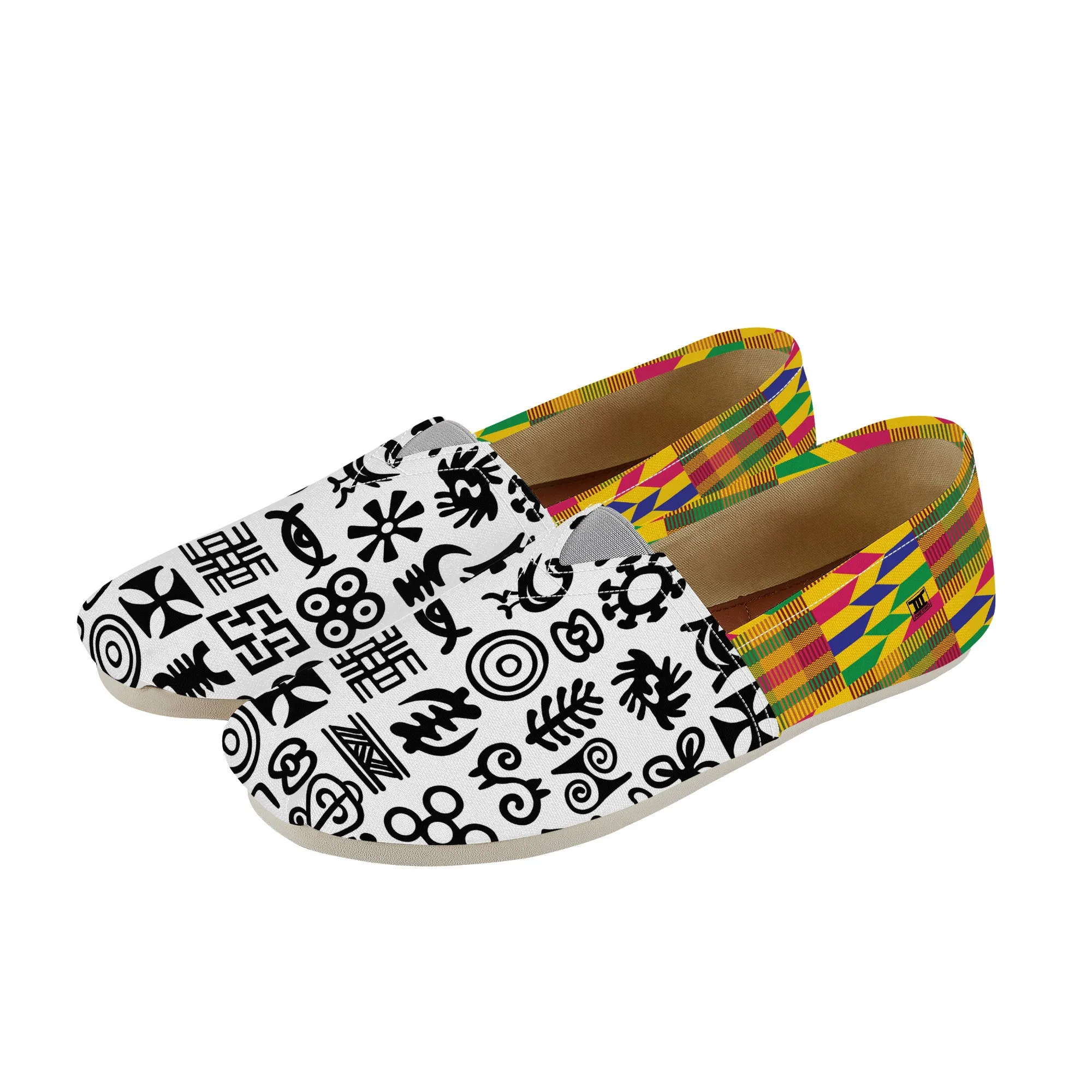 Adinkra Fra-Kente Slip-on Canvas