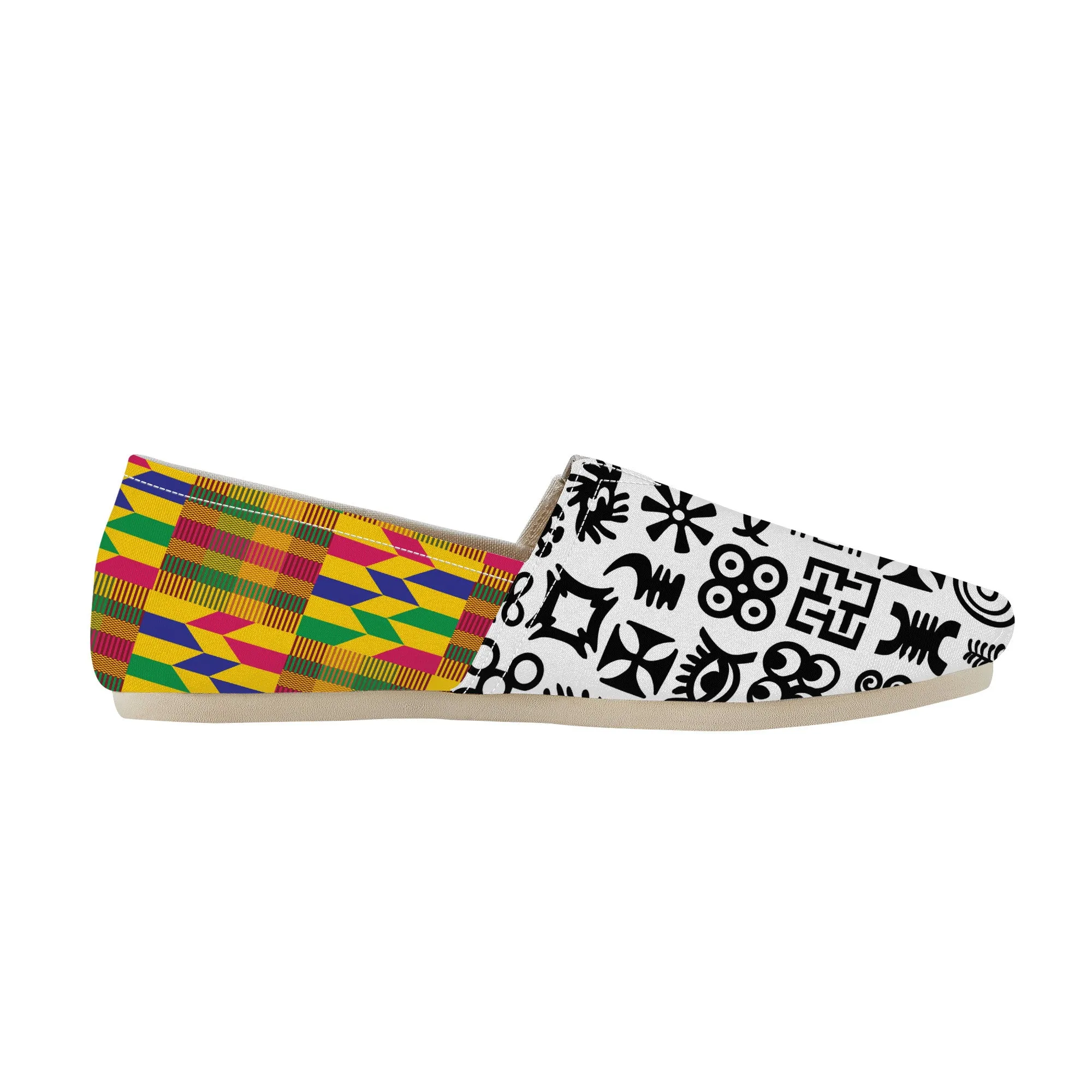 Adinkra Fra-Kente Slip-on Canvas