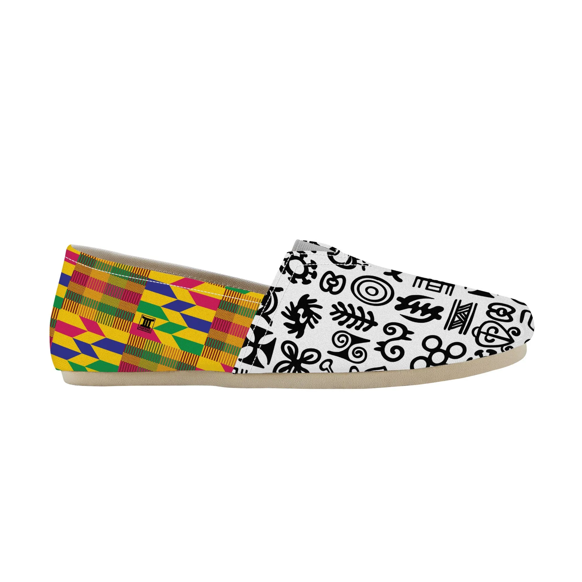 Adinkra Fra-Kente Slip-on Canvas