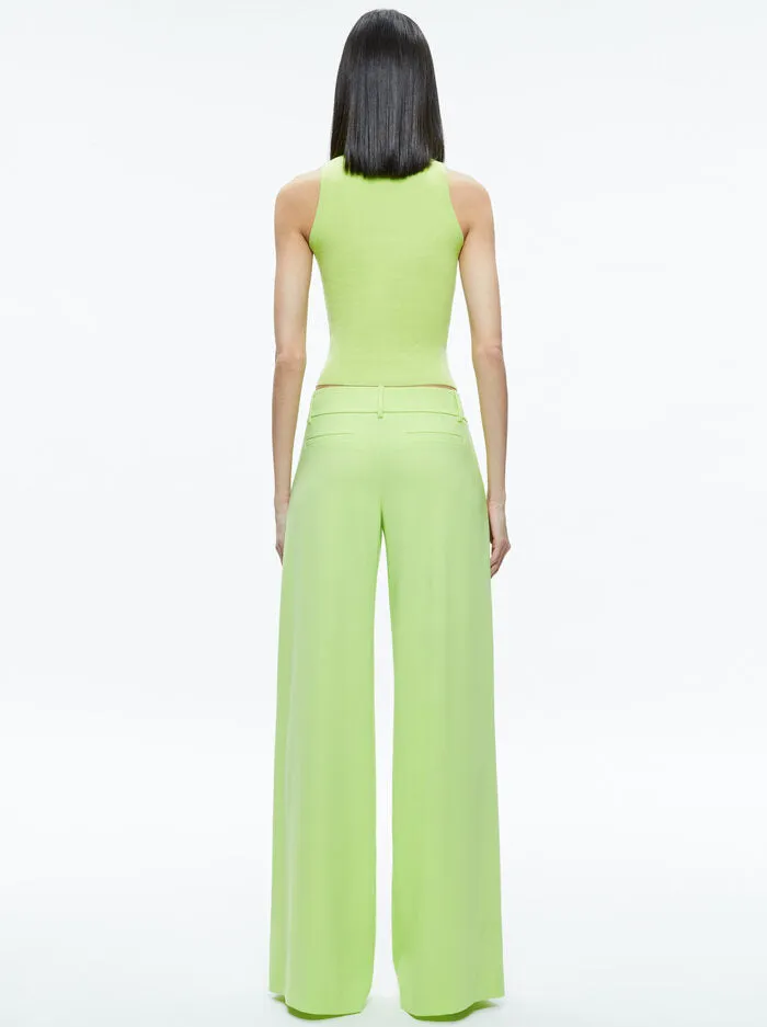 Alice   Olivia - Eric Pant - Sharp Green