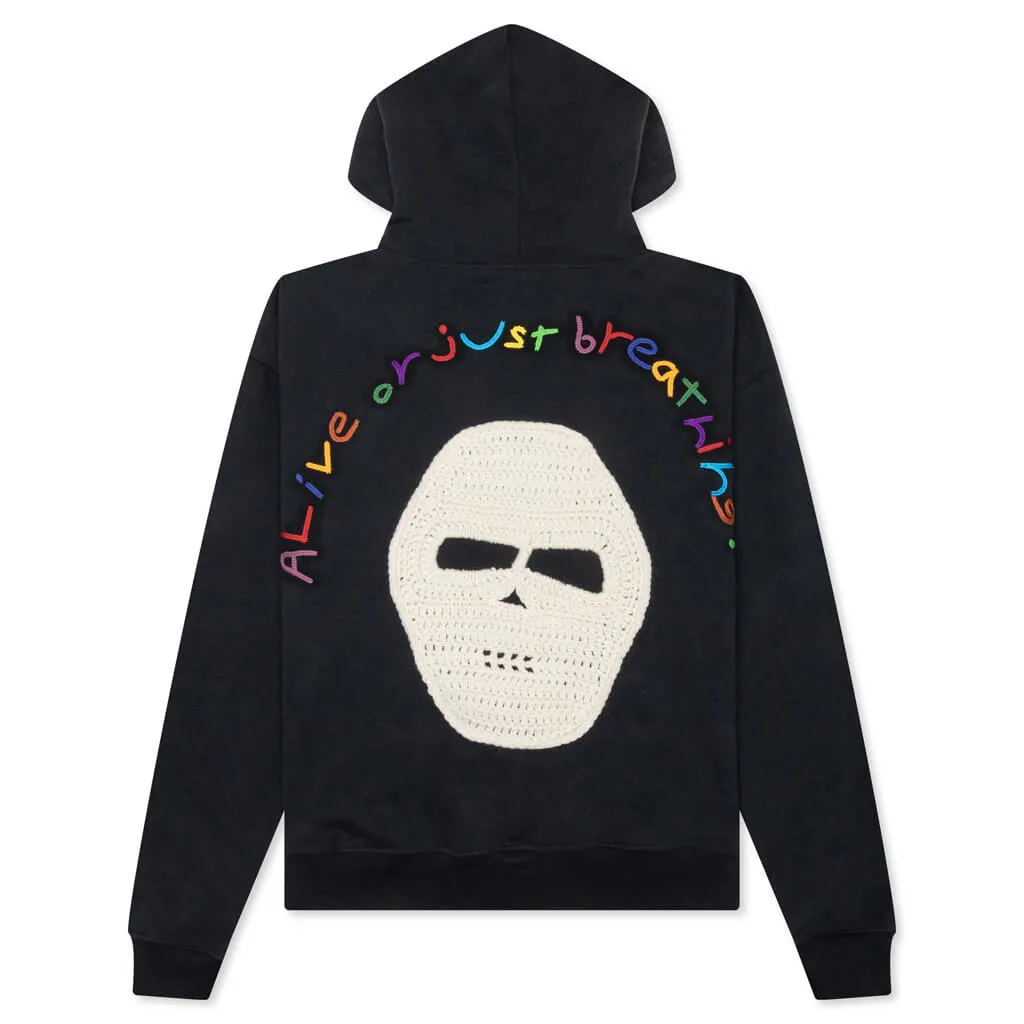 Alive or Just Breathing Hoodie - Black