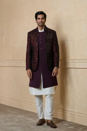 All Over Embroidered Indo-Western