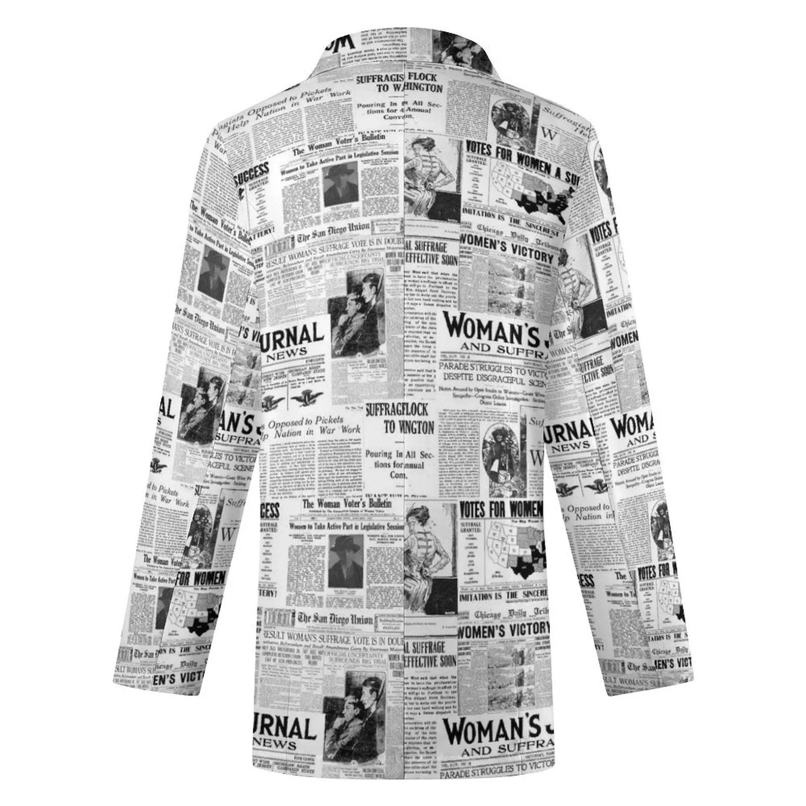 All Over Print Women's Blazer Women's casual suit