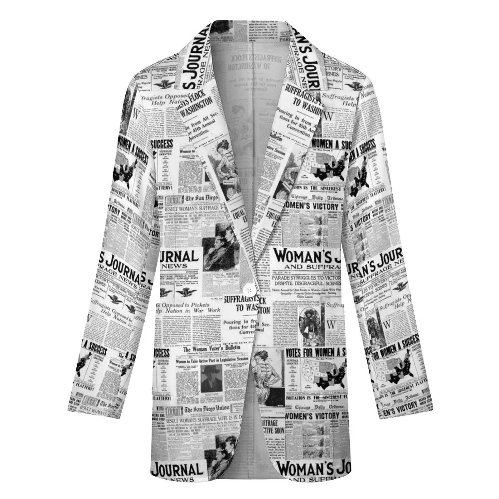 All Over Print Women's Blazer Women's casual suit