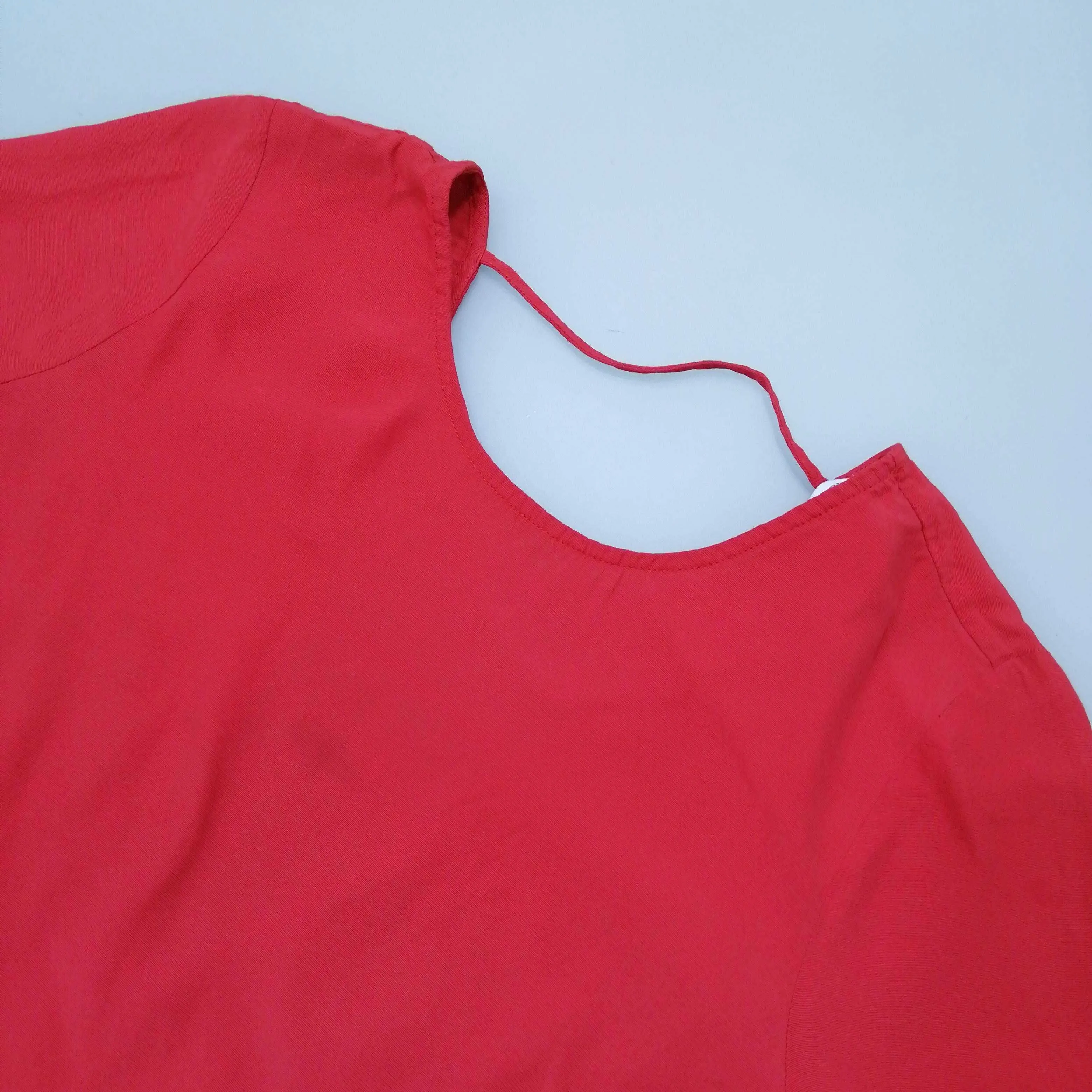 & Other Stories Women's Blouse UK 6 Red 100% Other