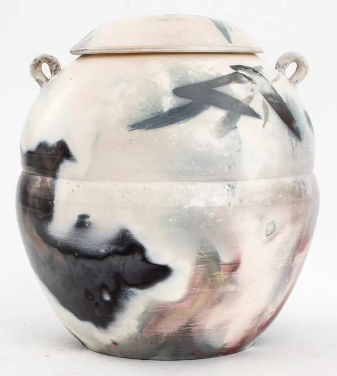 Andre Namenek Pit-Fired Ceramic Covered Vessel