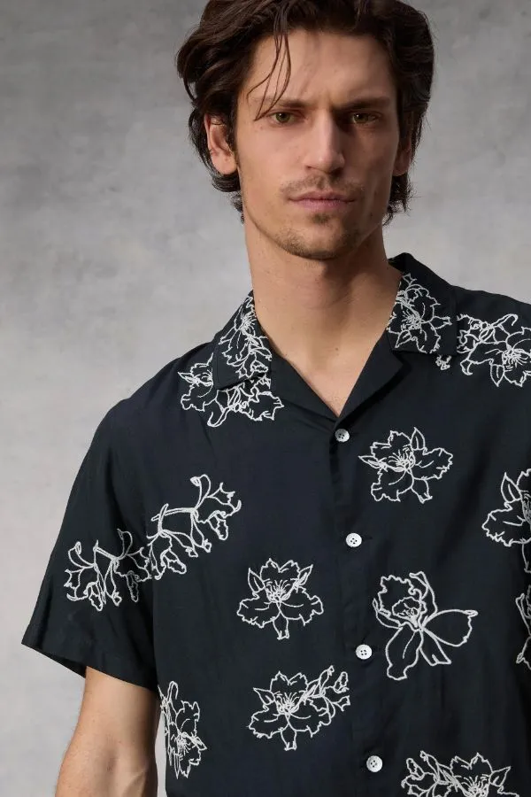 Avery Resort Embroidered Shirt