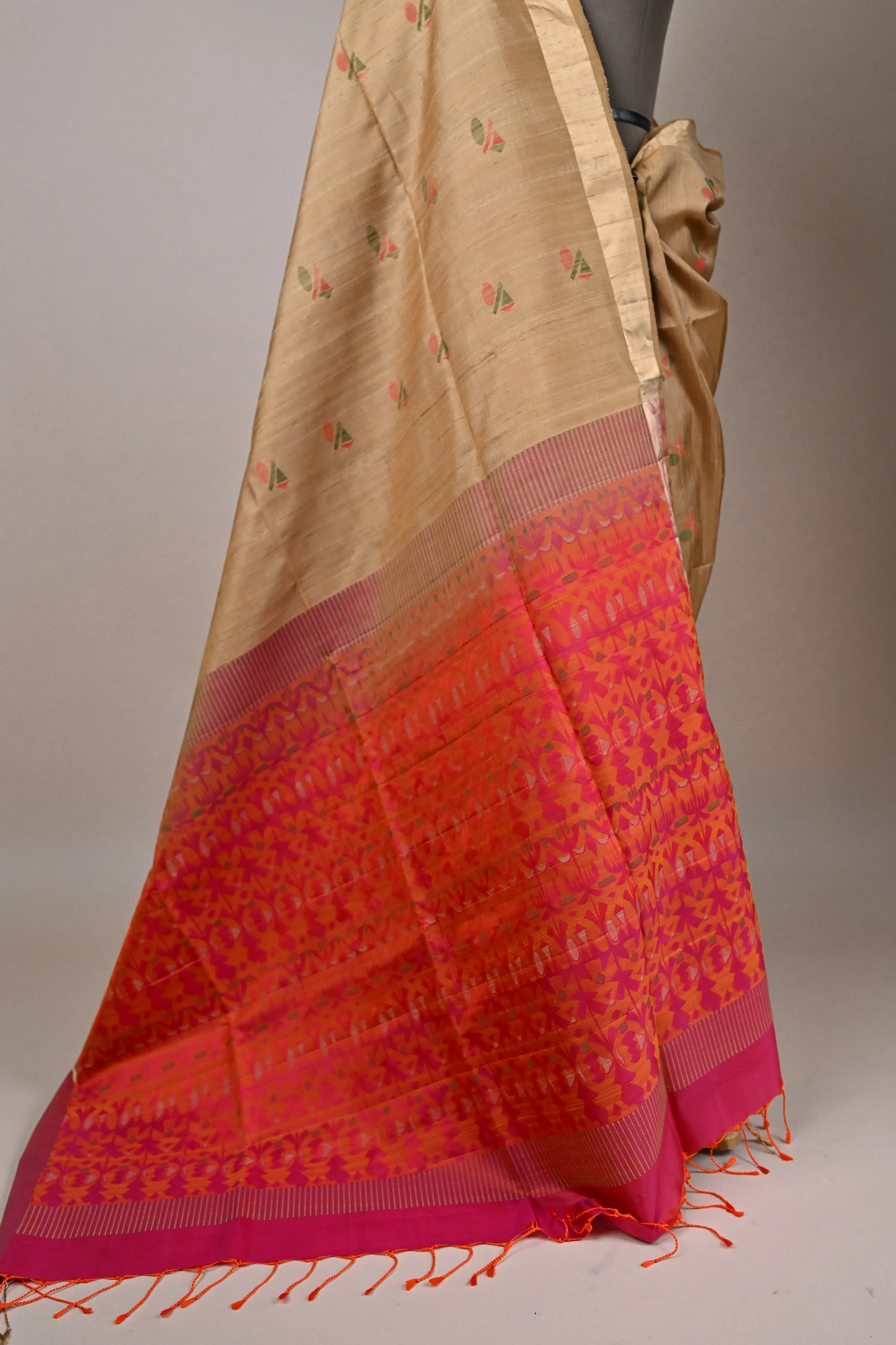 Bhagalpuri Dupion Pure Silk Saree