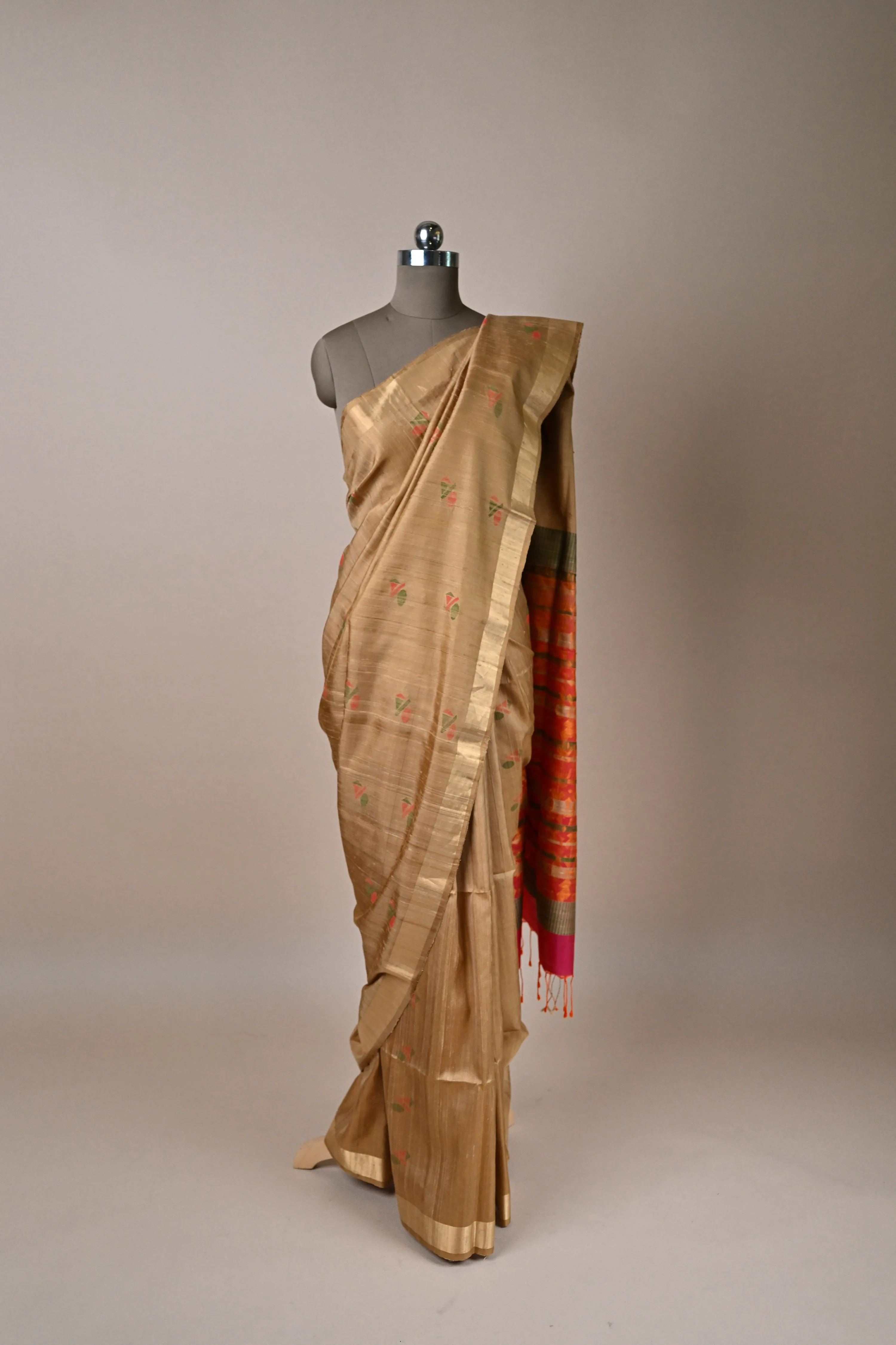 Bhagalpuri Dupion Pure Silk Saree