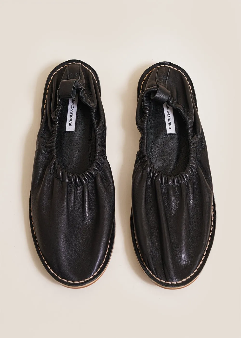 Black Moi Glove Flats