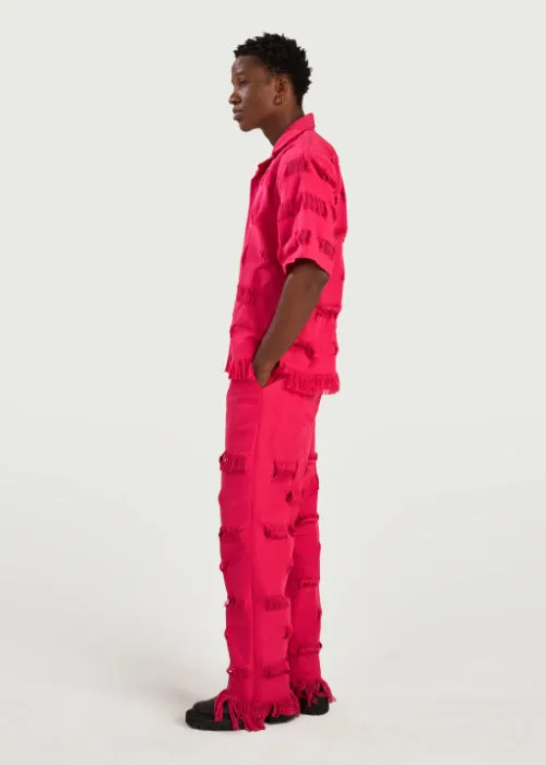 Boyedoe Busumuru II Men's Pink pant and shirt Set