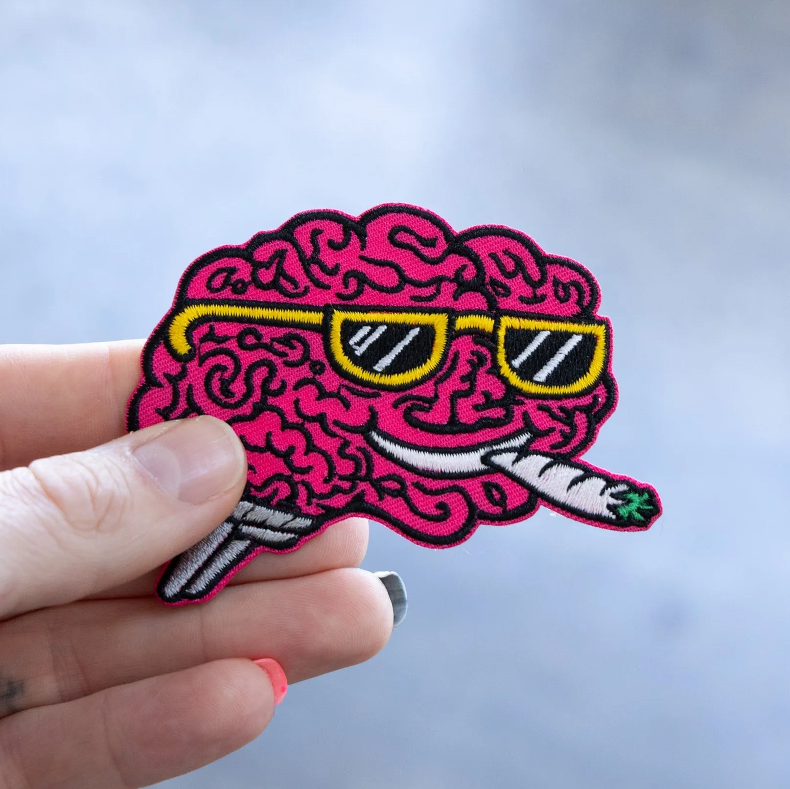 Brain on Drugs Embroidered Patch