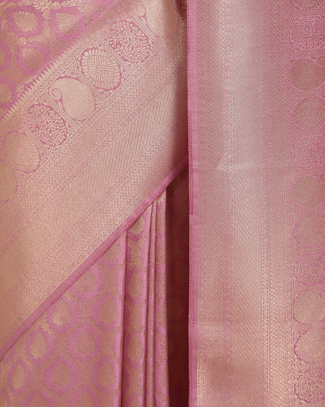 Brocade Zari Jaal Handloom Woven Saree