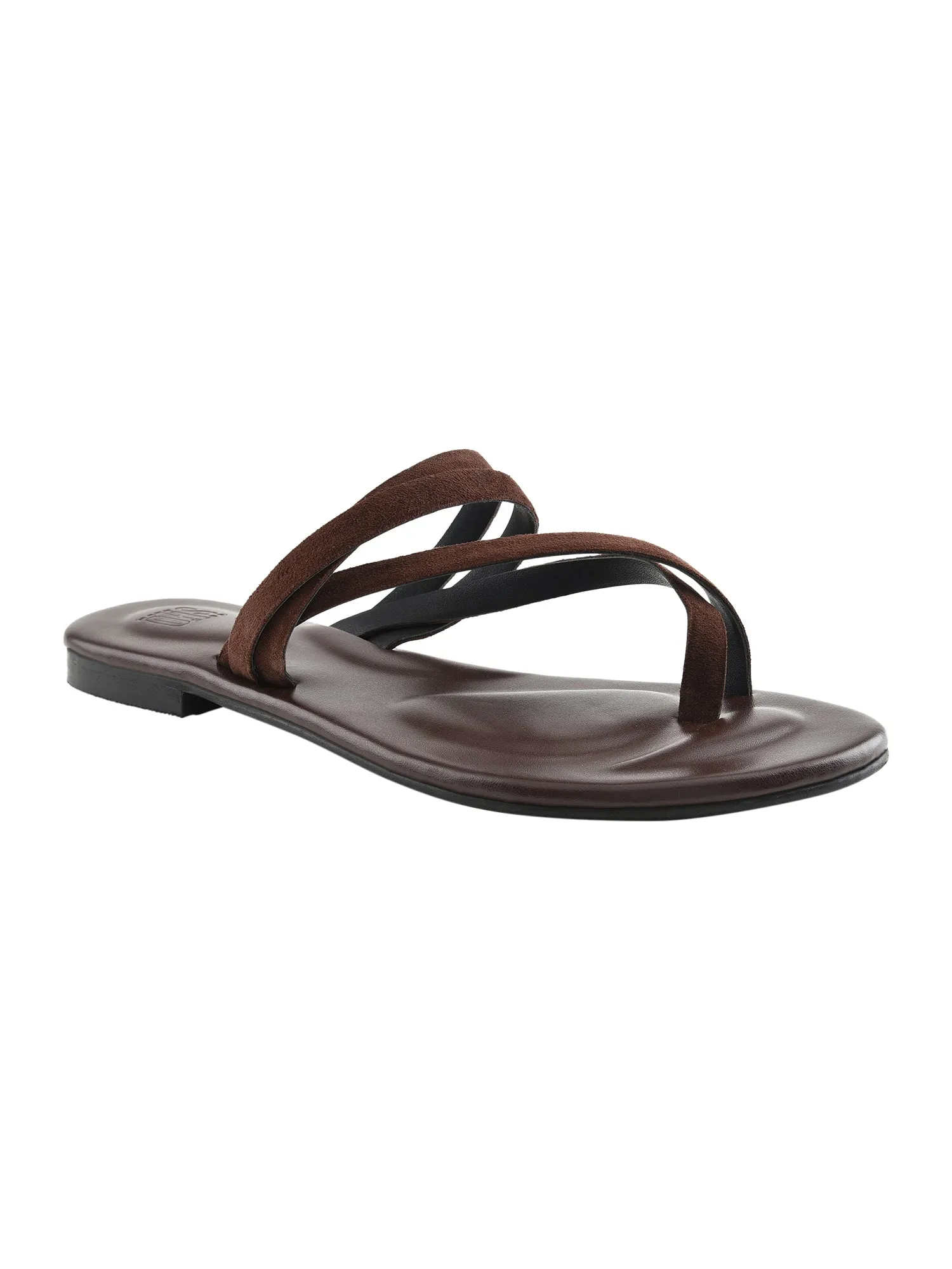 Brown Strappy Sandals For Women