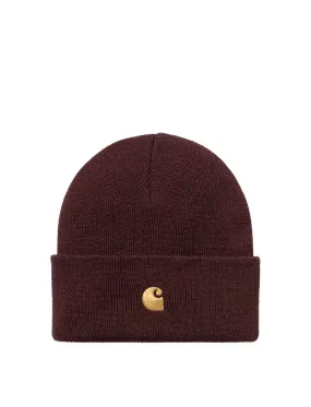 Carhartt WIP Chase Beanie Amarone / Gold