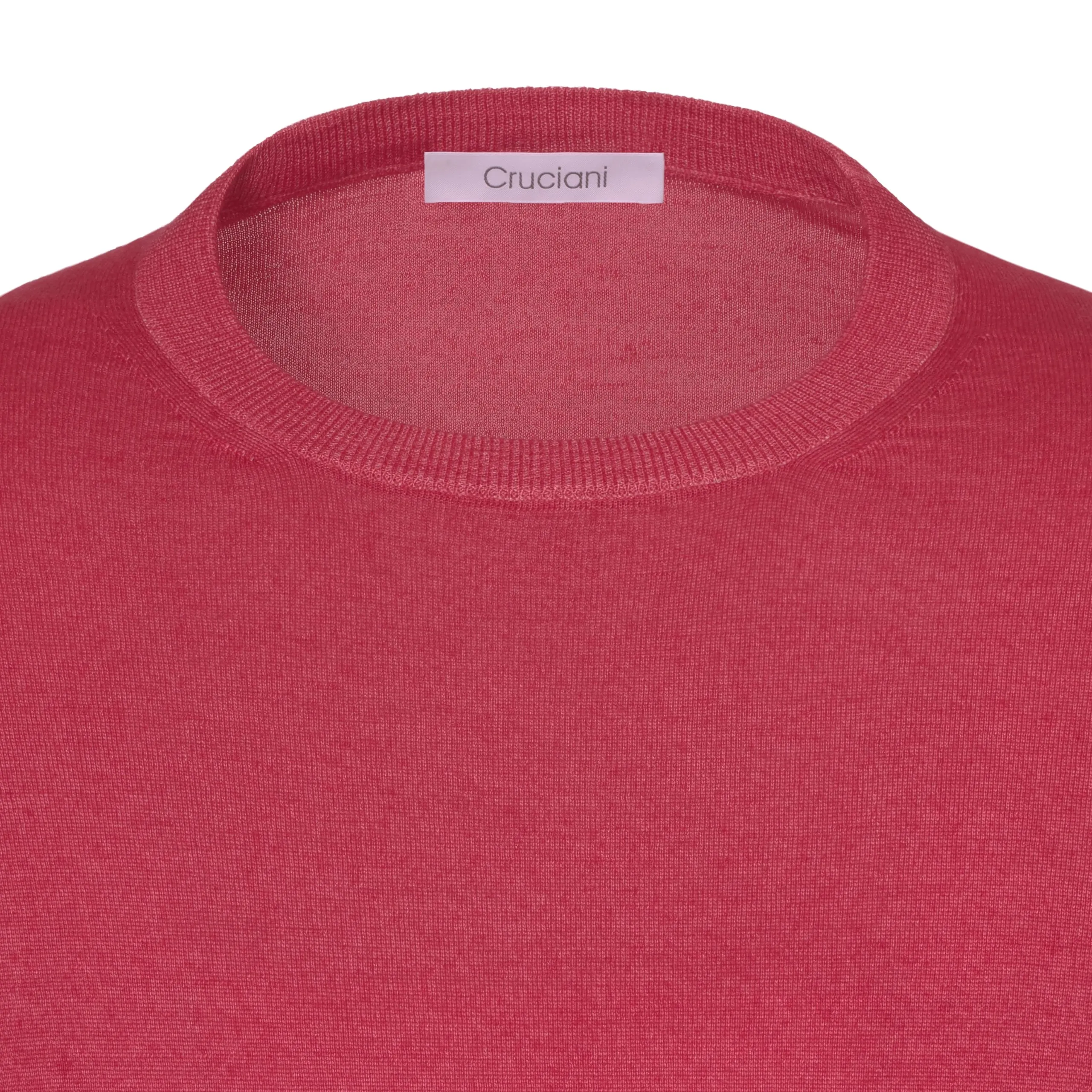 Cashmere and Silk Crew-Neck Sweater in Lollipop