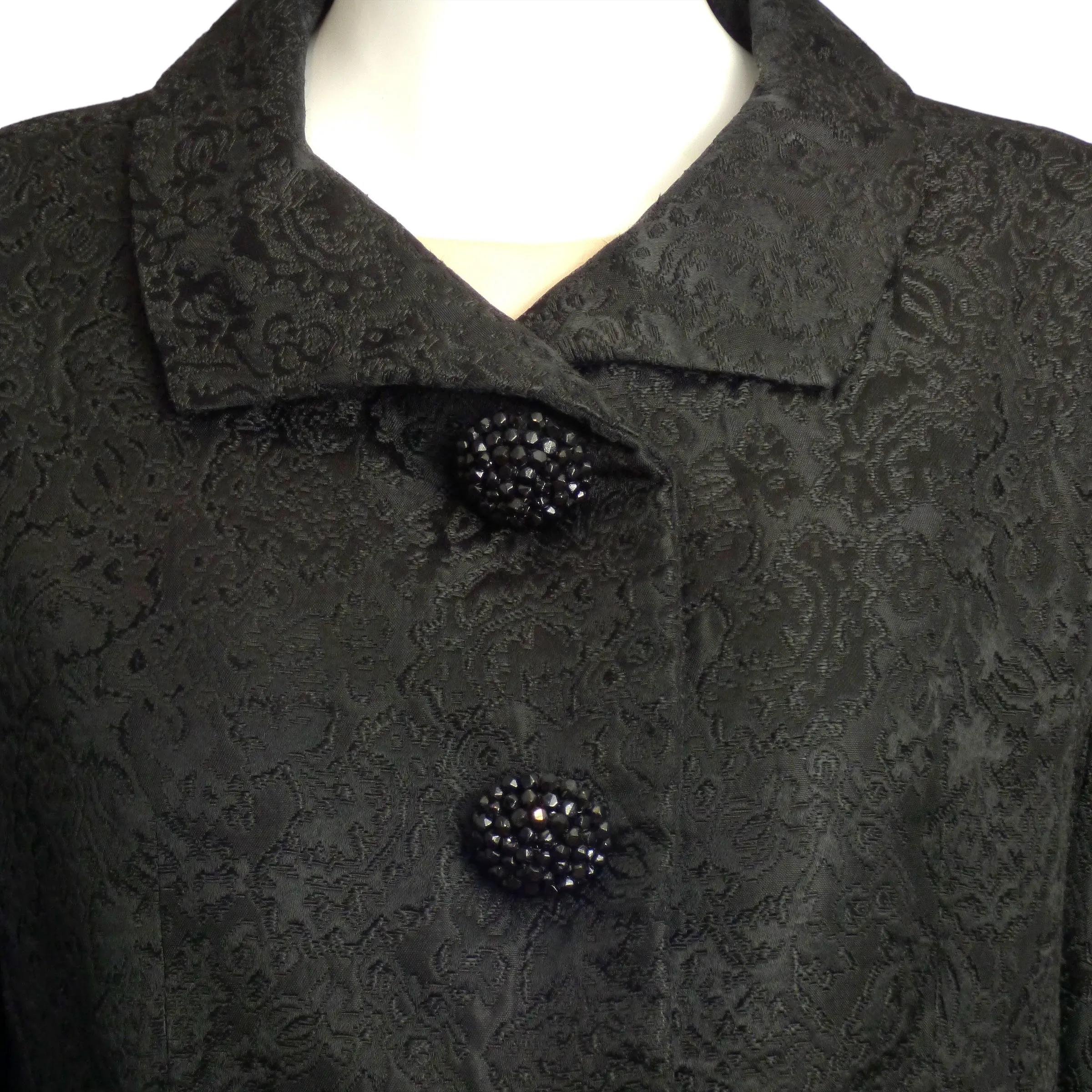 CHRISTIAN DIOR- 1950s 3pc Brocade Skirt Suit, Size 8