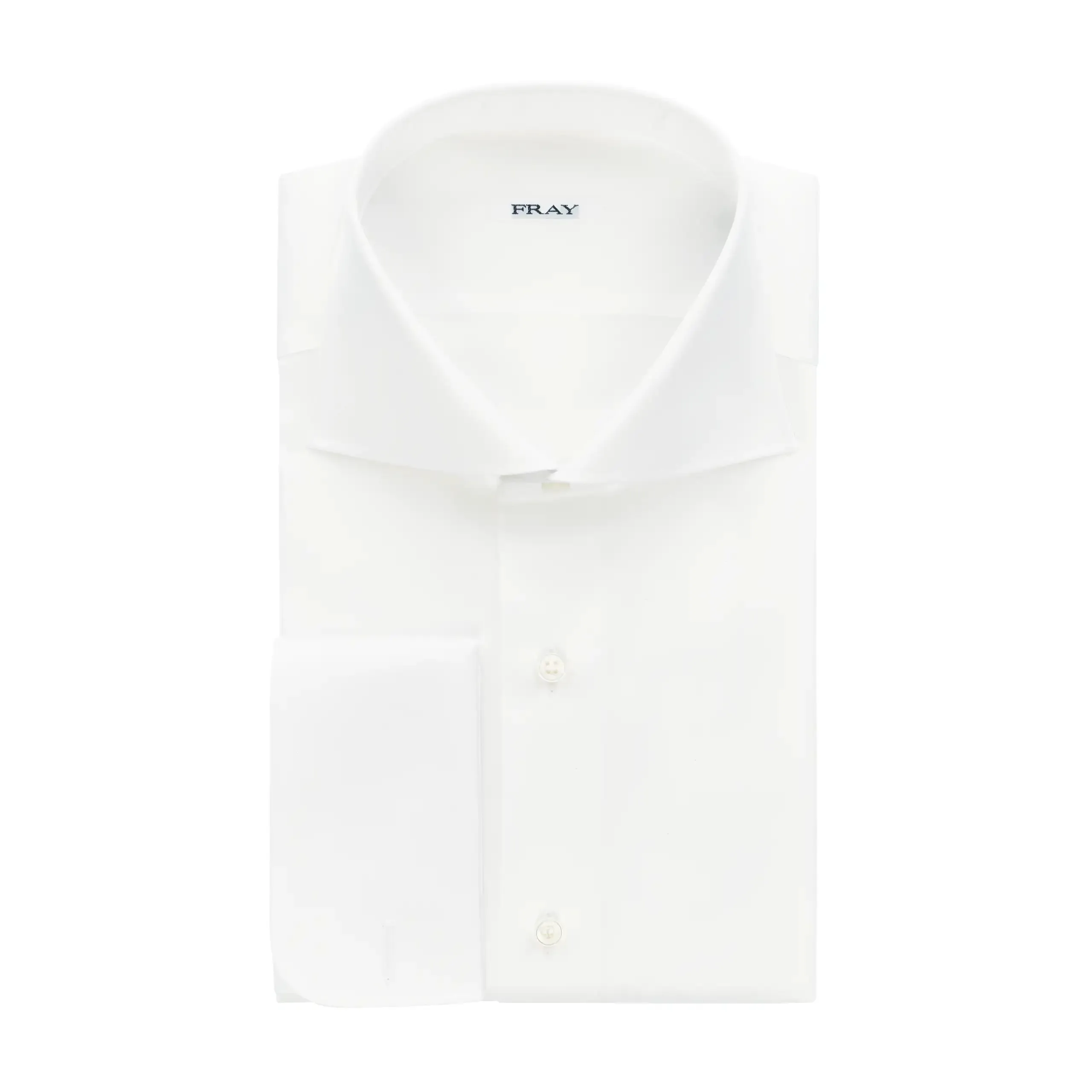 Classic White Shirt with French Double Cuff