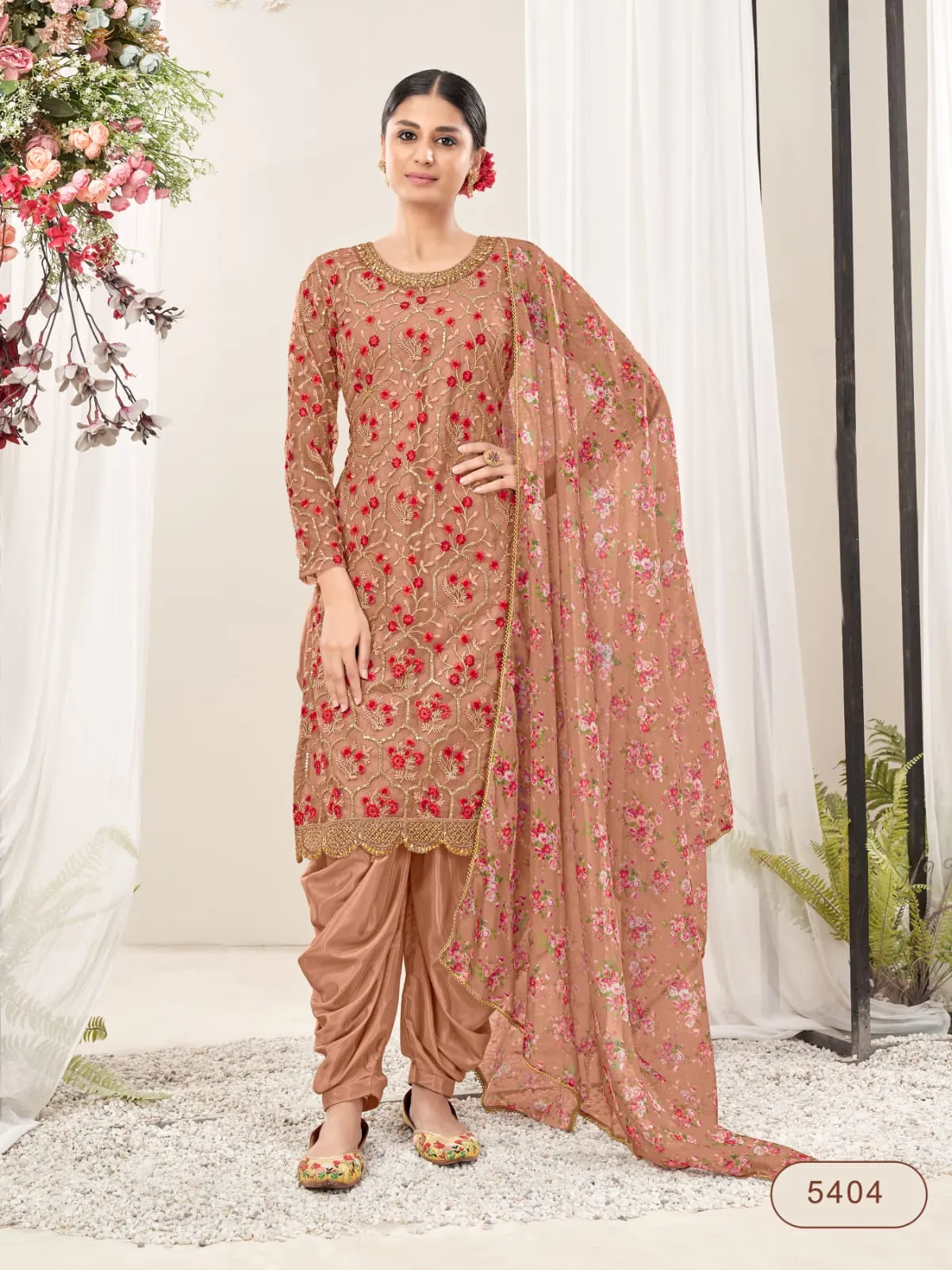 Classy designer printed Suits  - Rent