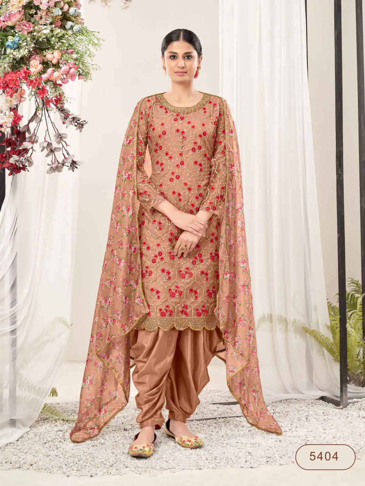 Classy designer printed Suits  - Rent