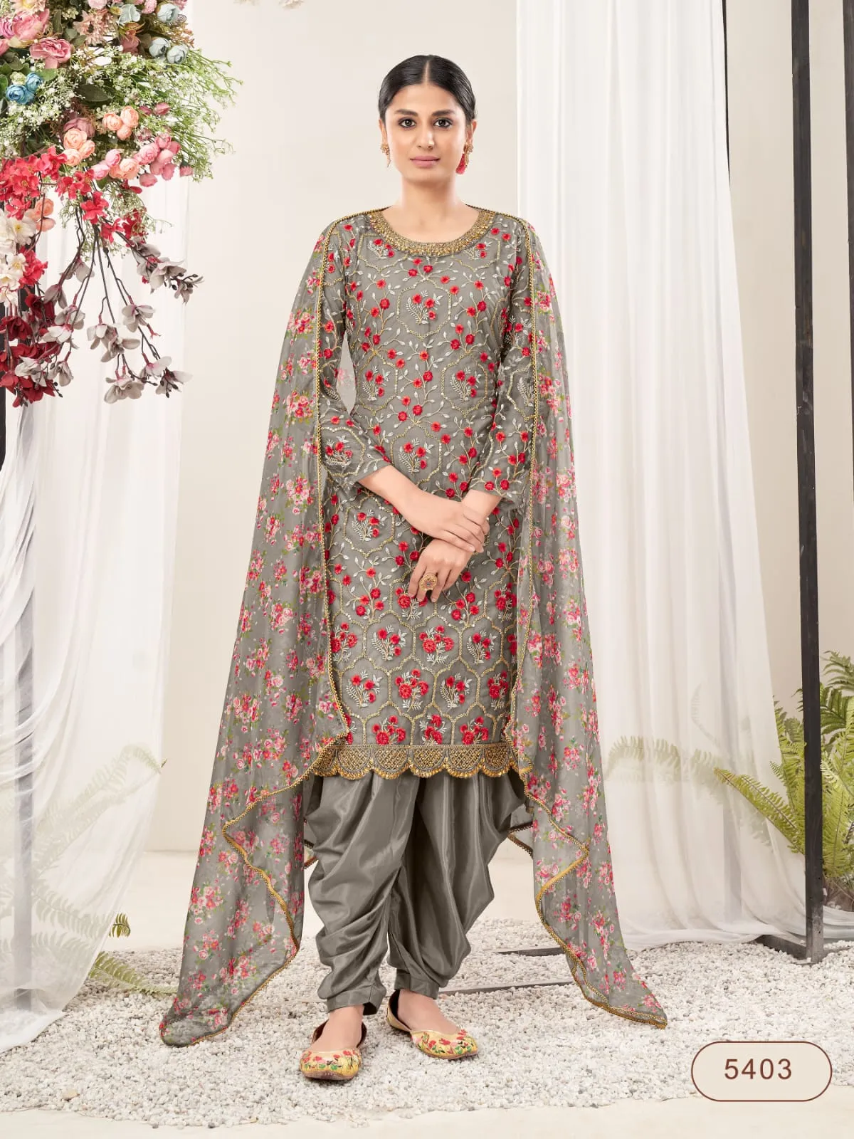 Classy designer printed Suits  - Rent