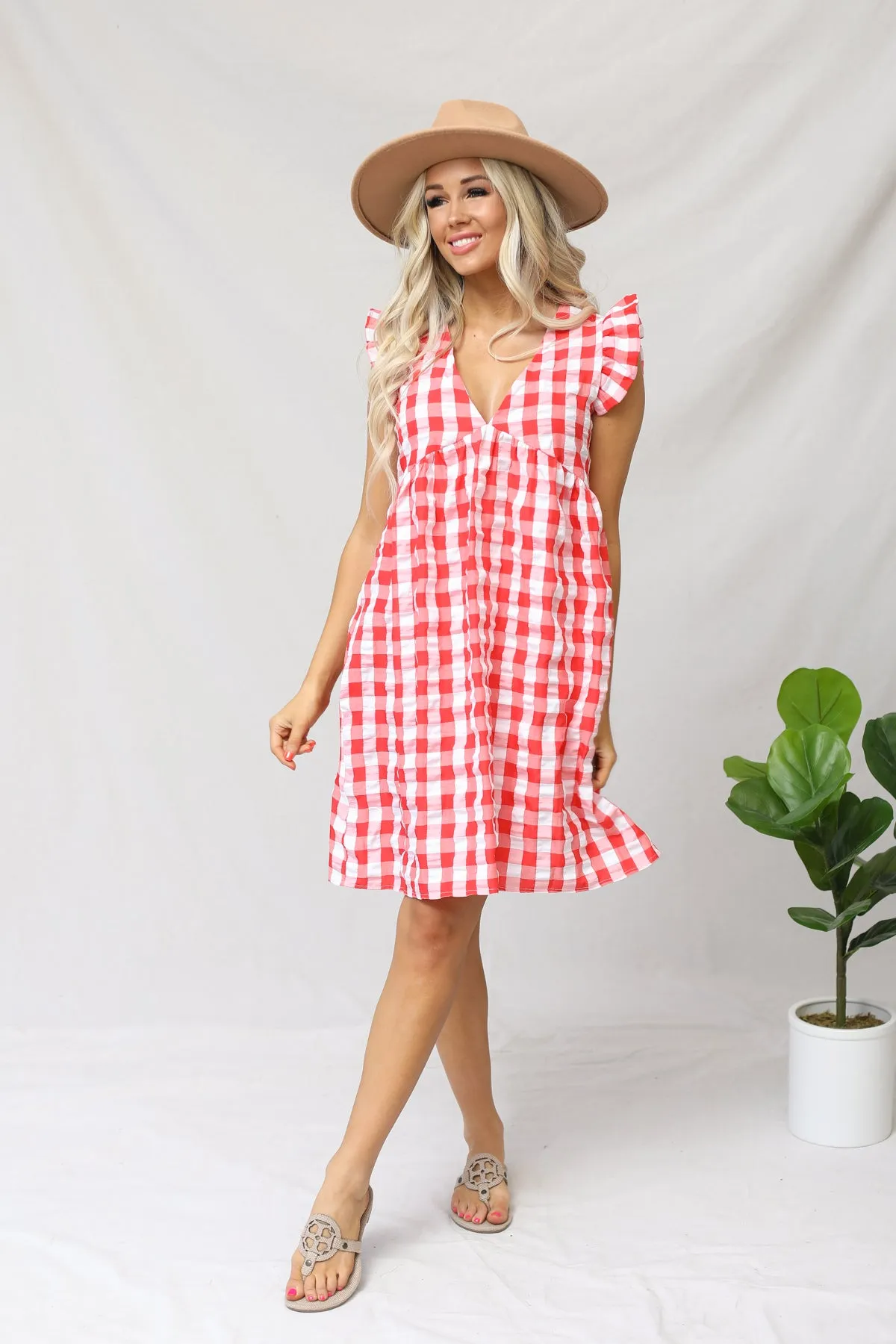 Coastal Living Gingham Dress