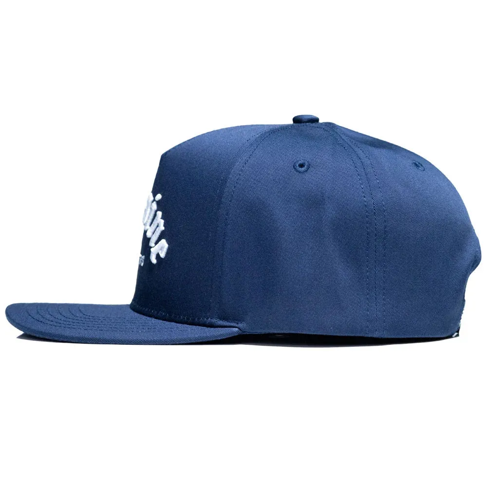 Cocaine & Hookers Navy Blue SnapBack Golf Hat with Flat Brim