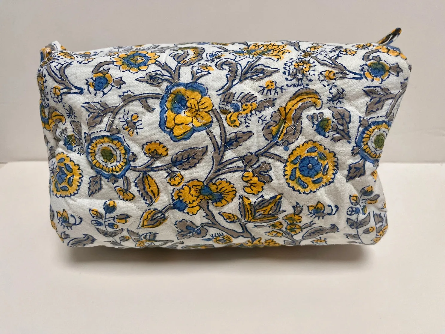 Cosmetic Bag - Provence Blue & Yellow