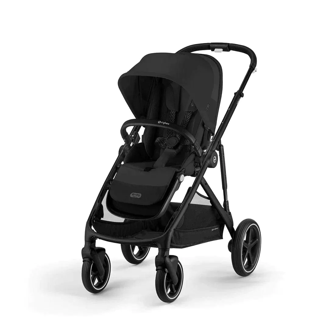 Cybex Gazelle S Twin Pushchair - Black / Moon Black