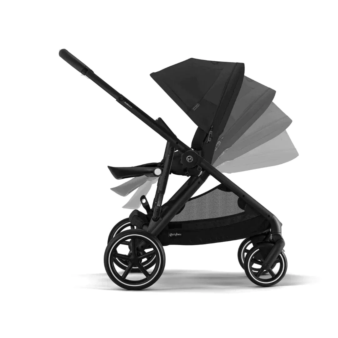 Cybex Gazelle S Twin Pushchair - Black / Moon Black