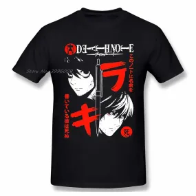 Death Note Pencil T Shirt For Men Vintage 100% Cotton