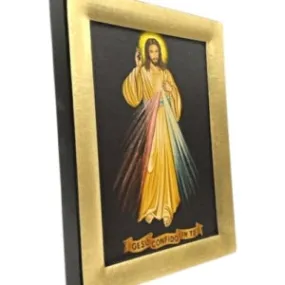 Divine Mercy Icon Gold