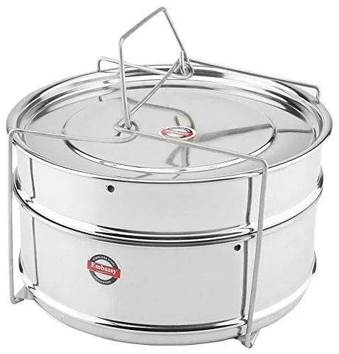 Embassy Cooker Separator Set (2 Containers; Suitable for 7.5 Ltrs Prestige Outer Lid Cooker)