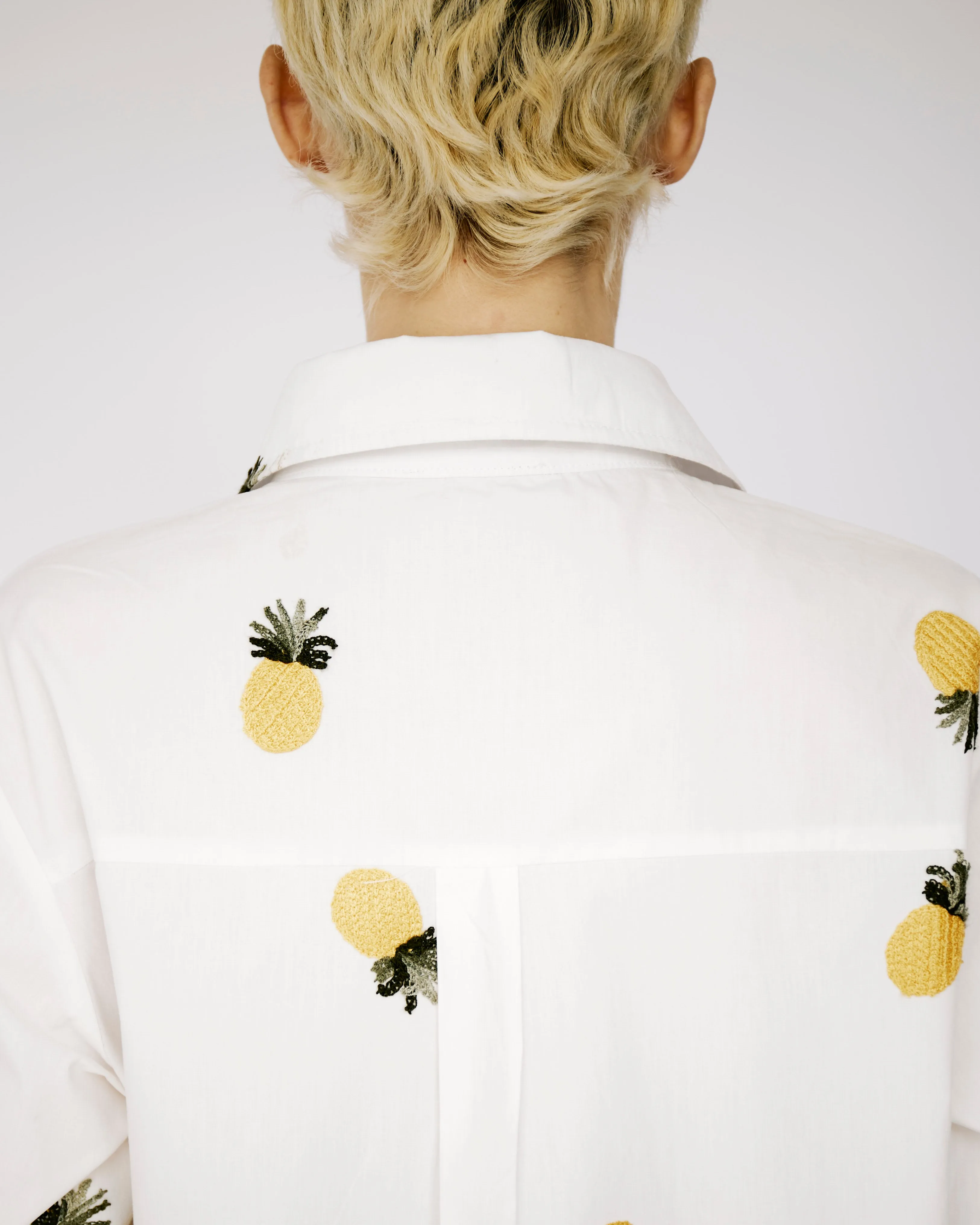 Embroidered Shirt in pineapple