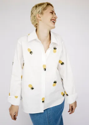 Embroidered Shirt in pineapple