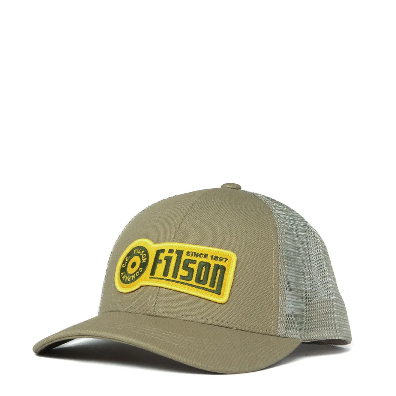 Filson Mesh Snap-Back Logger Cap Khaki