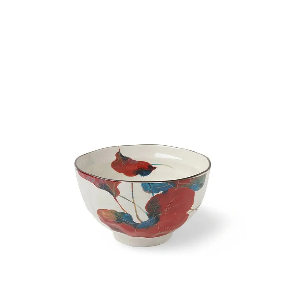 Floral Fall Rice Bowl Set