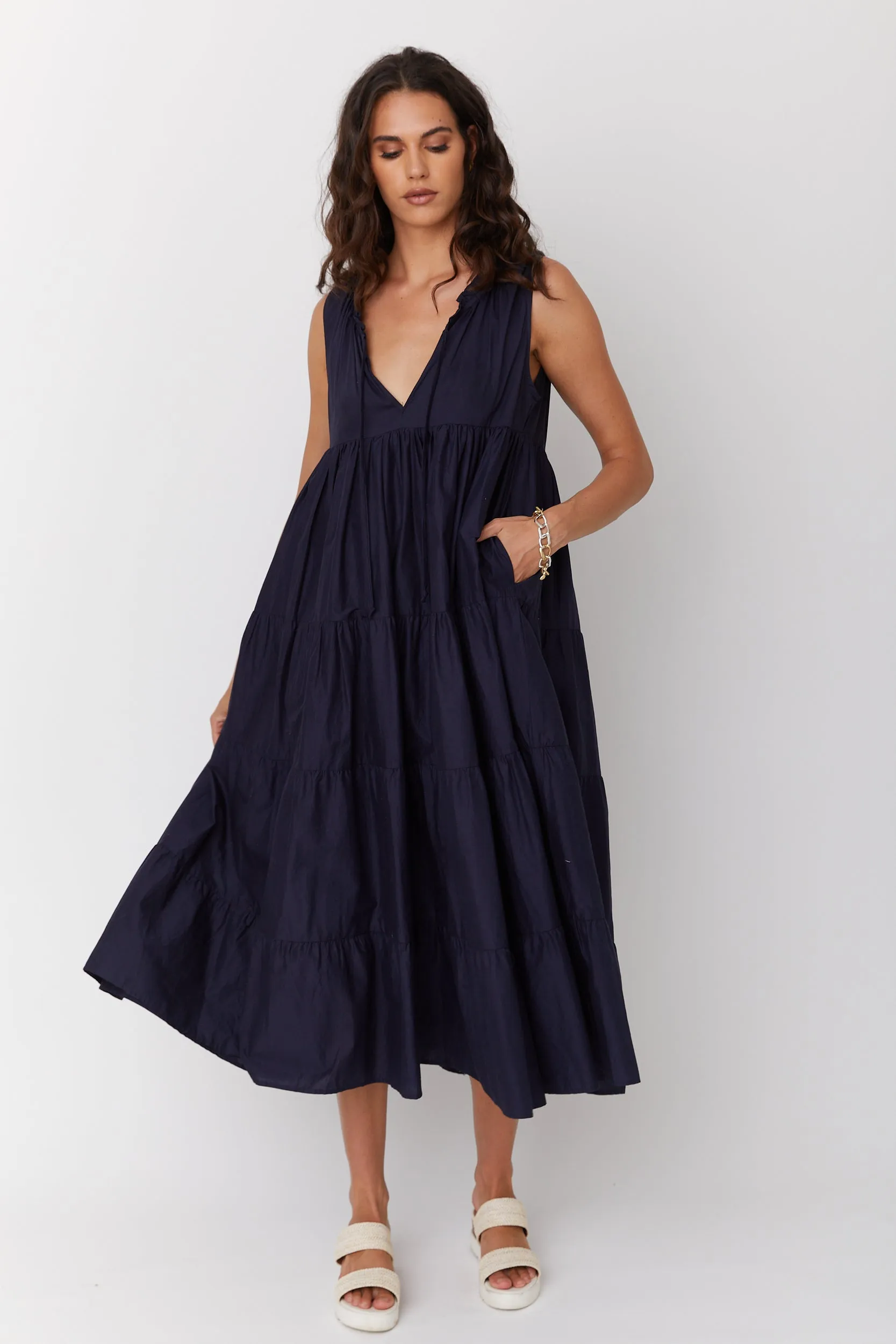 FLORIEN Dress Navy