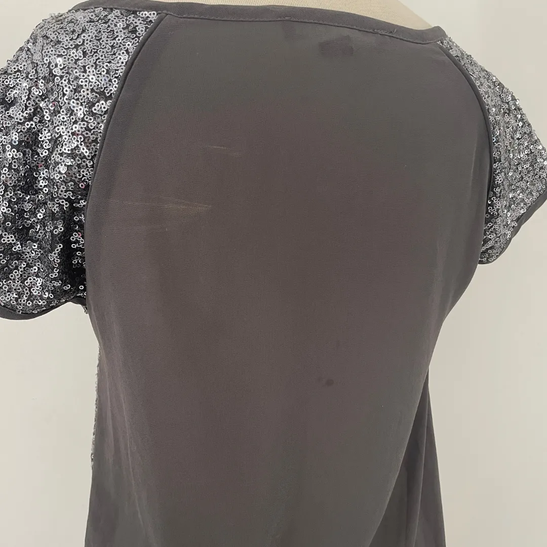 Forever 21 Silver Sequins Top | Pre Loved |