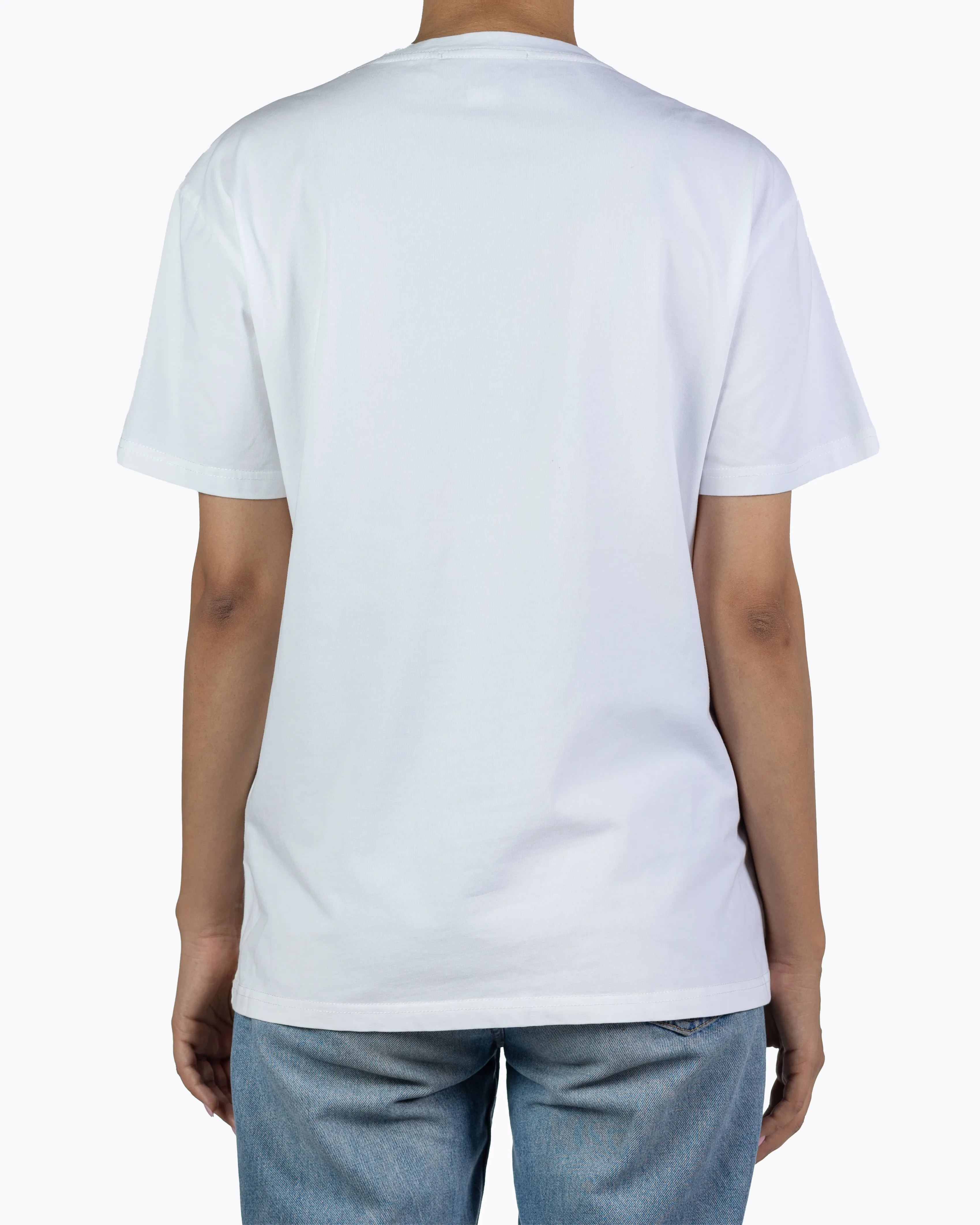 GUCCI WHITE EMBROIDED WHITE TEE