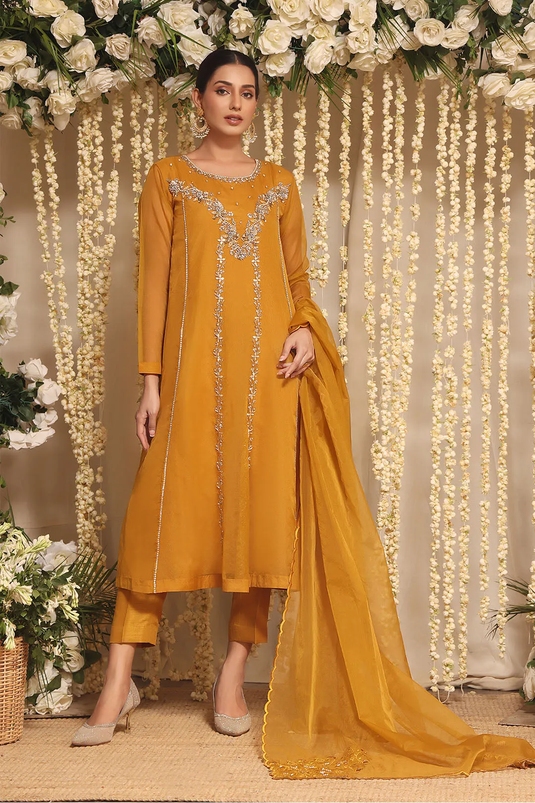 Handwork Embroidered 3pc Suit | NIKHAAR | S202260