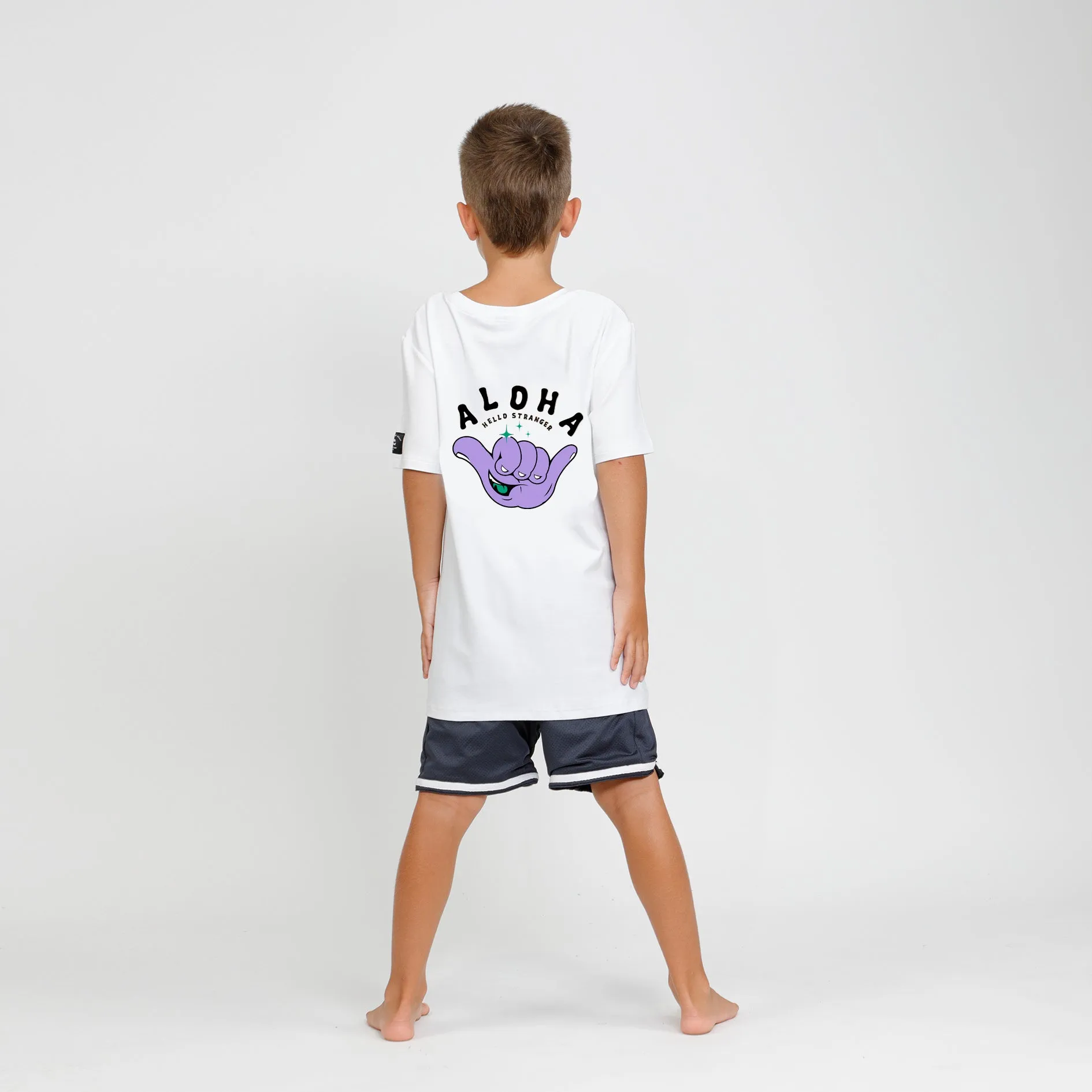 HS More Aloha SS Tee - White