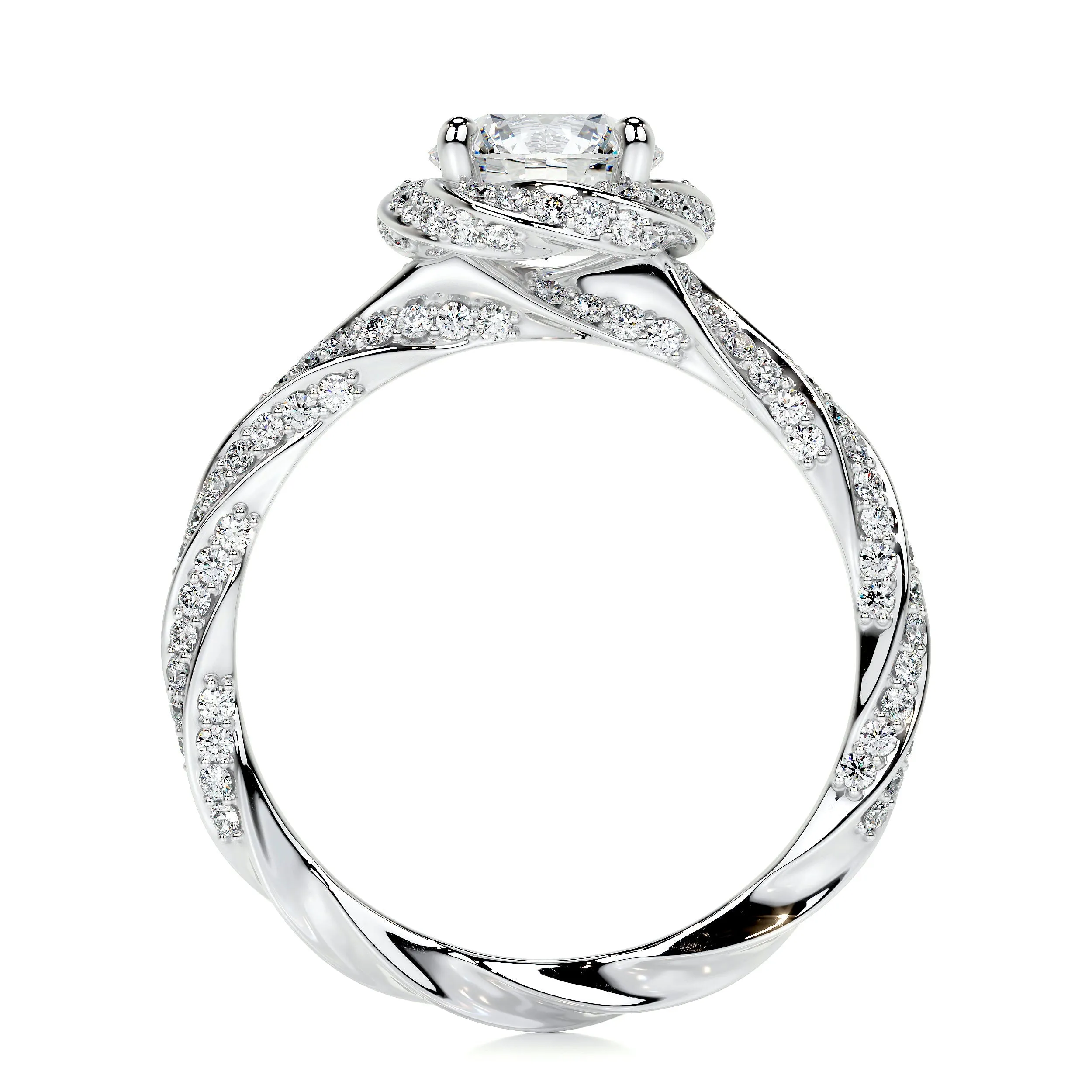 Joanne Lab Grown Diamond Ring -18K White Gold